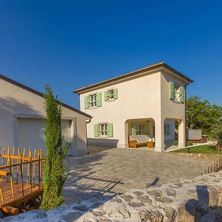 度假居 Luca With Pool And Jacuzzi Vrh (Krk)